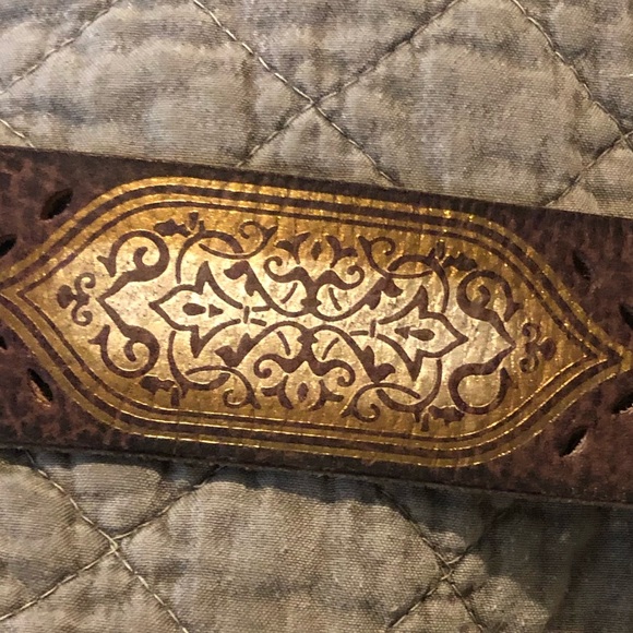 Fossil Unisex Brown Leather Belt in Size 42 - Picture 7 of 8